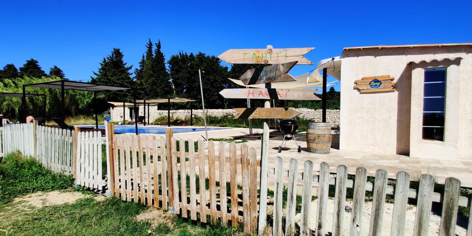 Chambre Cosy Avec Terrasse Sur La Colline Boisee, Parking Prive, Jardin, Calme, Climatisation, 10 Mn Pont Du Gard Num7 Рошфор-дю-Гар Екстер'єр фото